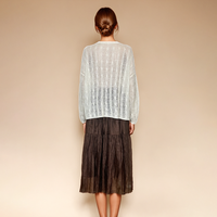 Bellamilan Brand 2024 Cansaini perforated cashmere knit