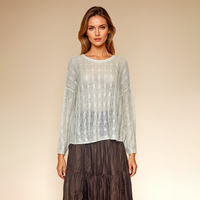 Bellamilan Brand 2024 Cansaini perforated cashmere knit